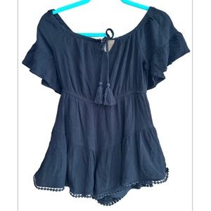 Forever 21 black romper size medium M